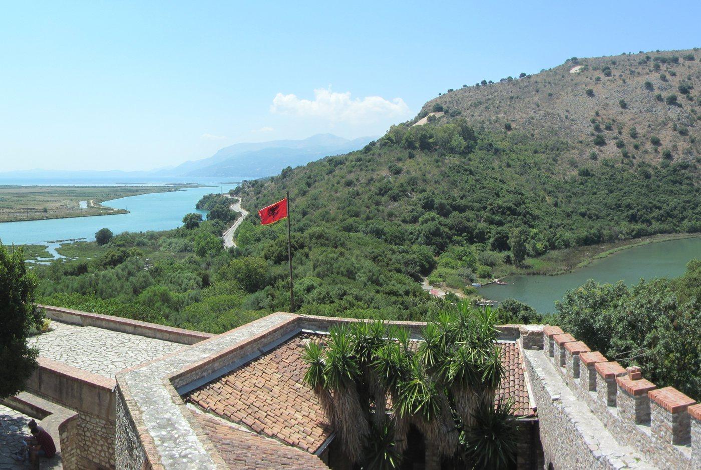 The ancient ruins and lagoon of Butrint National Park, Albania