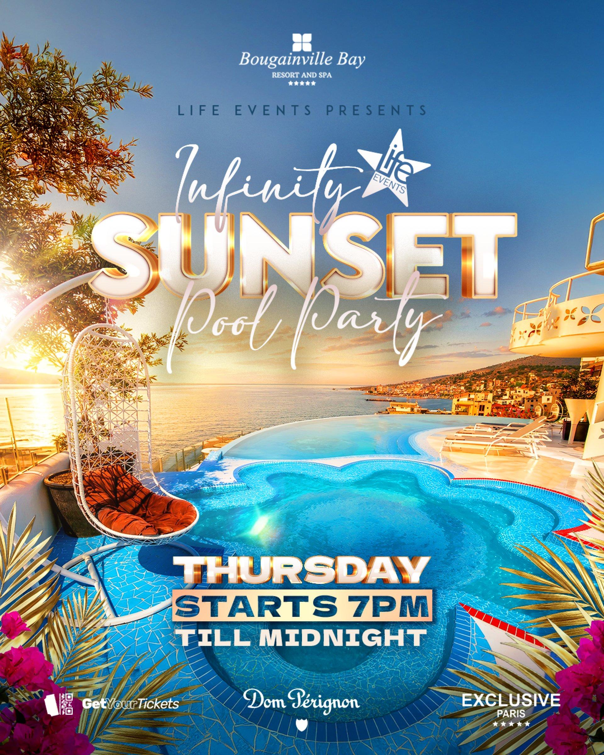 INFINITY SUNSET POOL PARTY