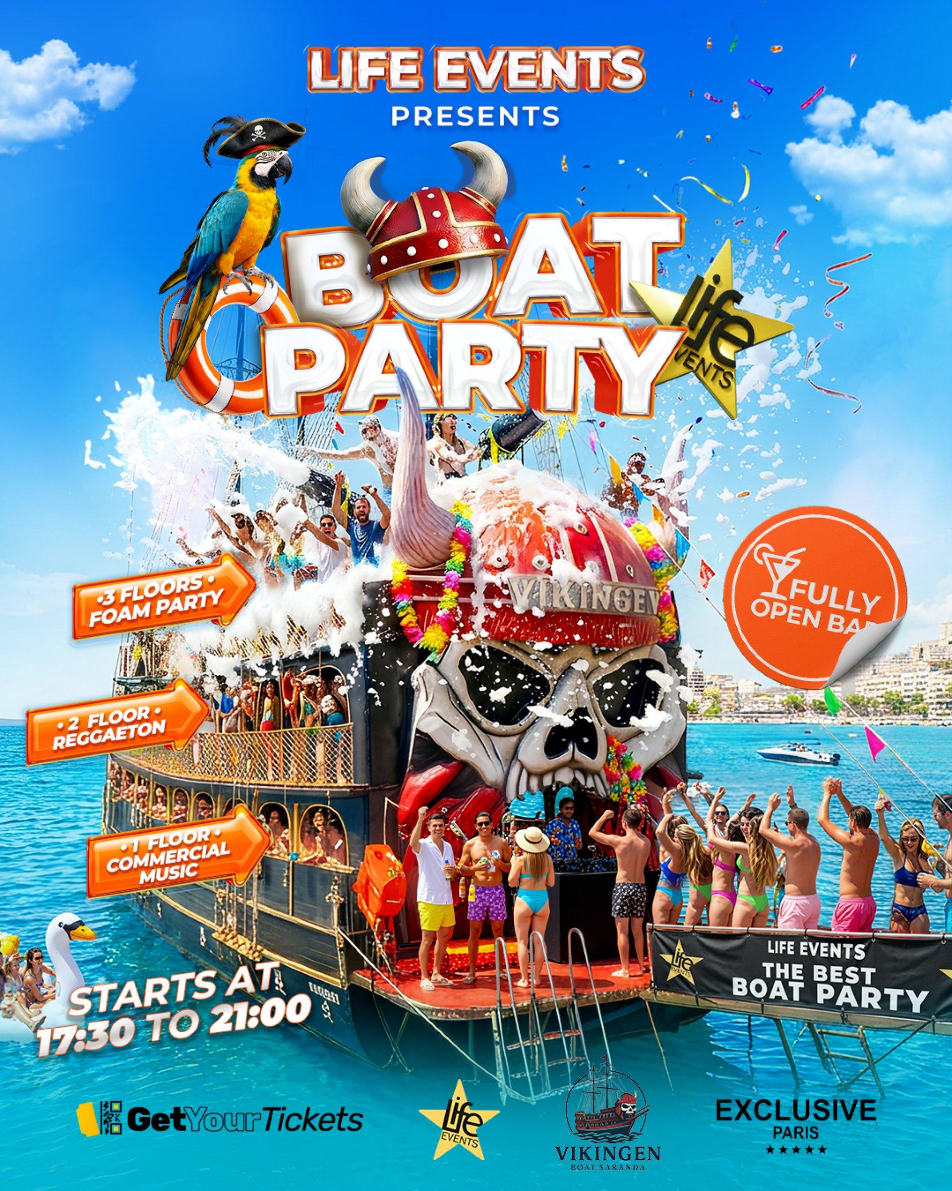 Boat Party Vikingen - SARANDA